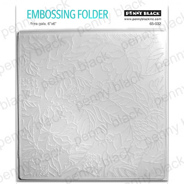 Penny Black Flora Gala Embossing Folder