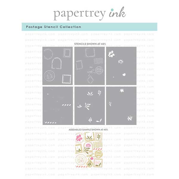 Papertrey Ink Postage Stencil Collection