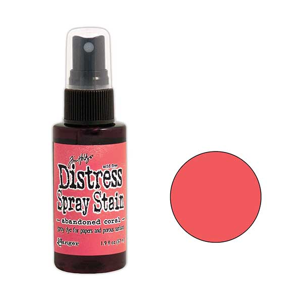 Tim Holtz Distress Spray Stain – Abandoned Coral