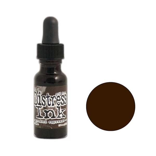 Tim Holtz Distress Ink Pad Reinker - Ground Espresso
