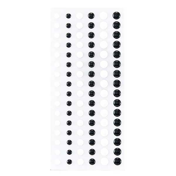 Spellbinders Dimensional Black &amp; White Enamel Dots
