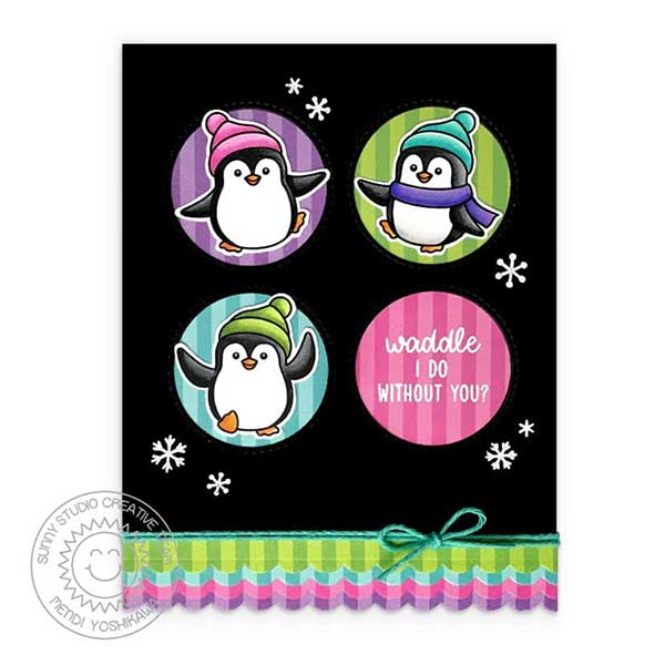 Sunny Studio Stamps Penguin Pals Stamp