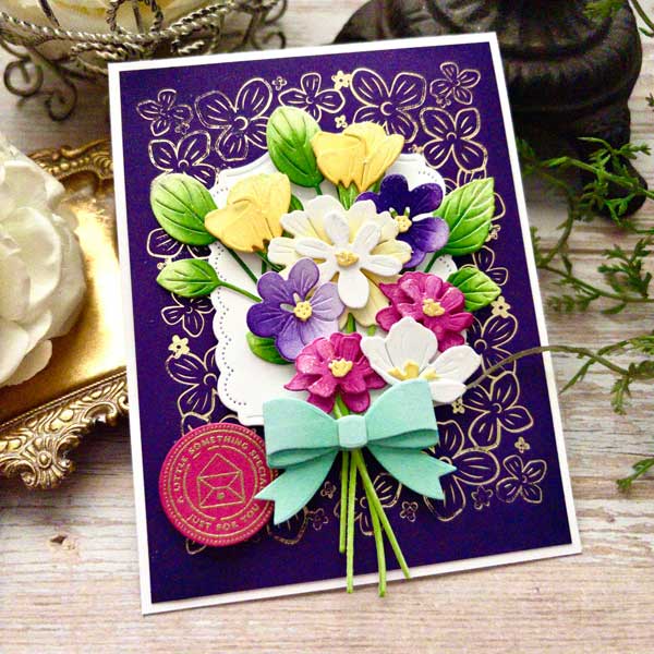 Papertrey Ink Into the Blooms: Mixed Bouquet Dies