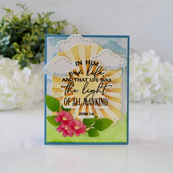 Papertrey Ink Reflections: John 1:4 Stamp