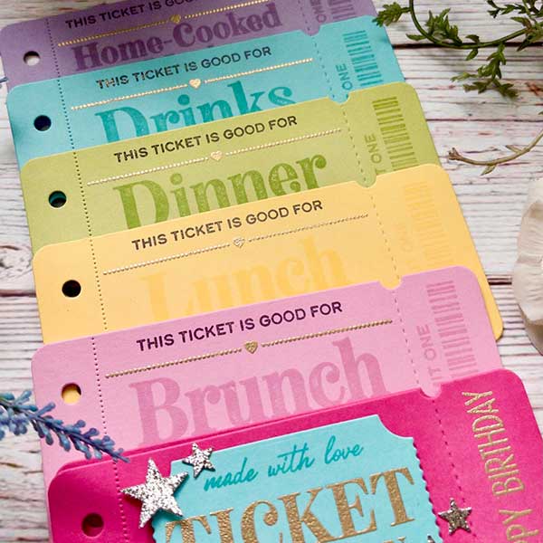 Papertrey Ink VIP Ticket Collection: Dining Stamp