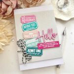 Papertrey Ink This is Big Sentiments: Hello Stamp