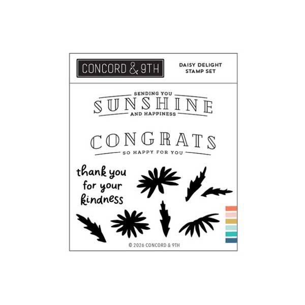 Concord &amp; 9th Daisy Delight Stamp