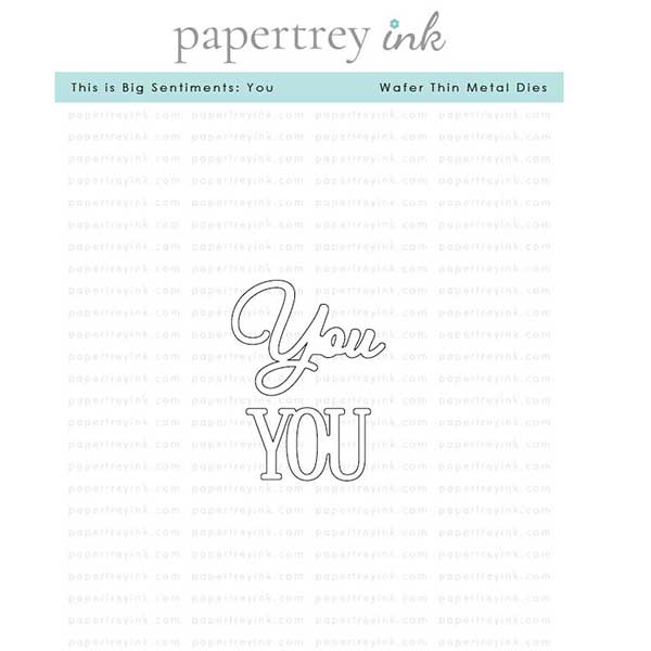 Papertrey Ink This is Big Sentiments: You Dies