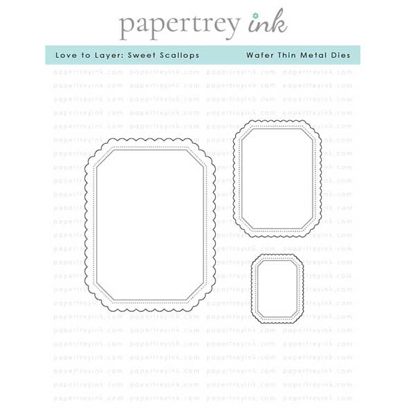 Papertrey Ink Love to Layer: Sweet Scallops Dies