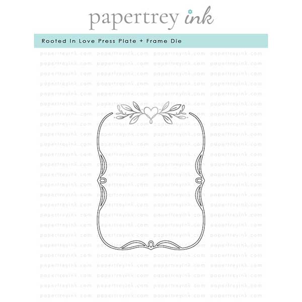 Papertrey Ink Rooted In Love Press Plate and Frame Die