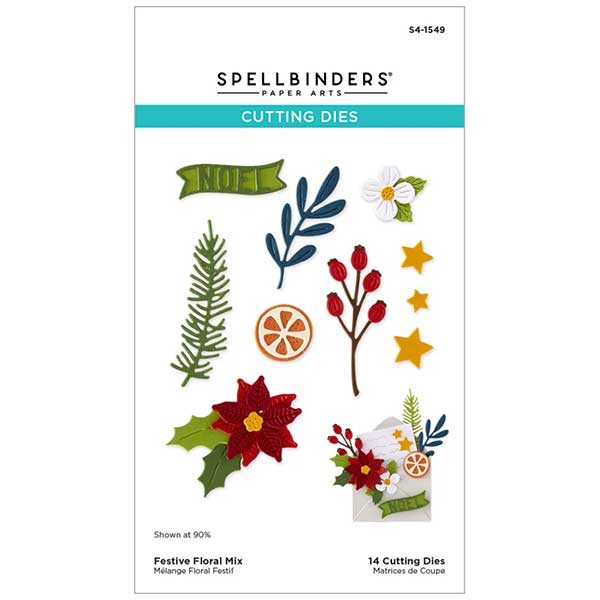 Spellbinders Festive Floral Mix Dies