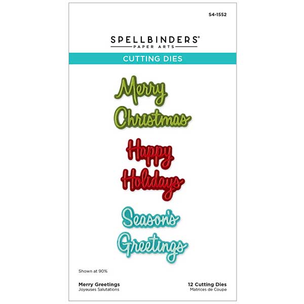 Spellbinders Merry Greetings Dies