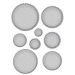 Spellbinders Etched Dies Postage Edge Circles