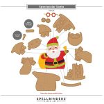 Spellbinders Spectacular Santa Etched Dies