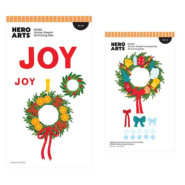 Hero Arts Hero Arts Winter Wreath Bundle