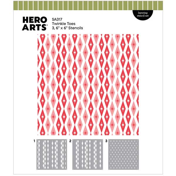 Hero Arts Twinkle Toes Stencils