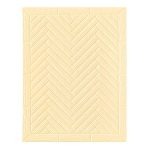 Spellbinders A2 Herringbone Decor 3D Embossing Folder