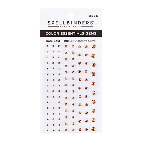 Spellbinders Color Essential Gems - Rose Gold