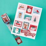 Spellbinders Washi Tape – Dear Santa Postage Stamps