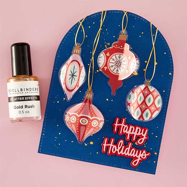 Spellbinders Splatter Effects - Gold Rush