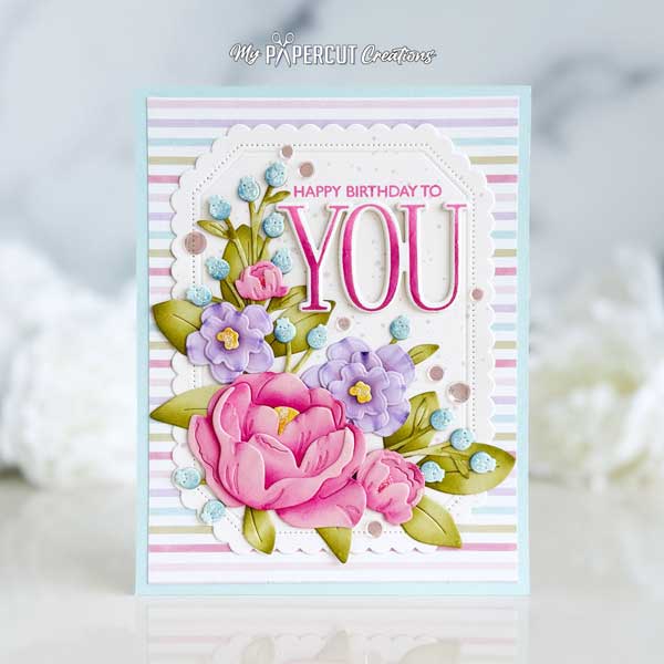 Papertrey Ink Into the Blooms: Freshly Picked Dies