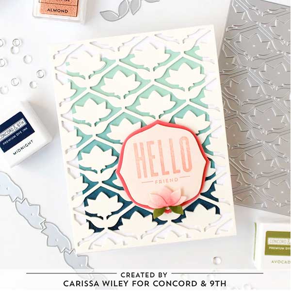 Concord &amp; 9th Layered Lotus Stamp Set
