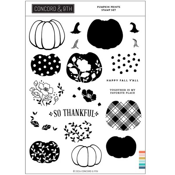 Concord &amp; 9th Pumpkin Prints Stamp