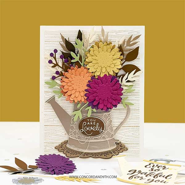 Concord &amp; 9th Rustic Bouquet Stamp