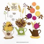 Concord & 9th Rustic Bouquet Stamp